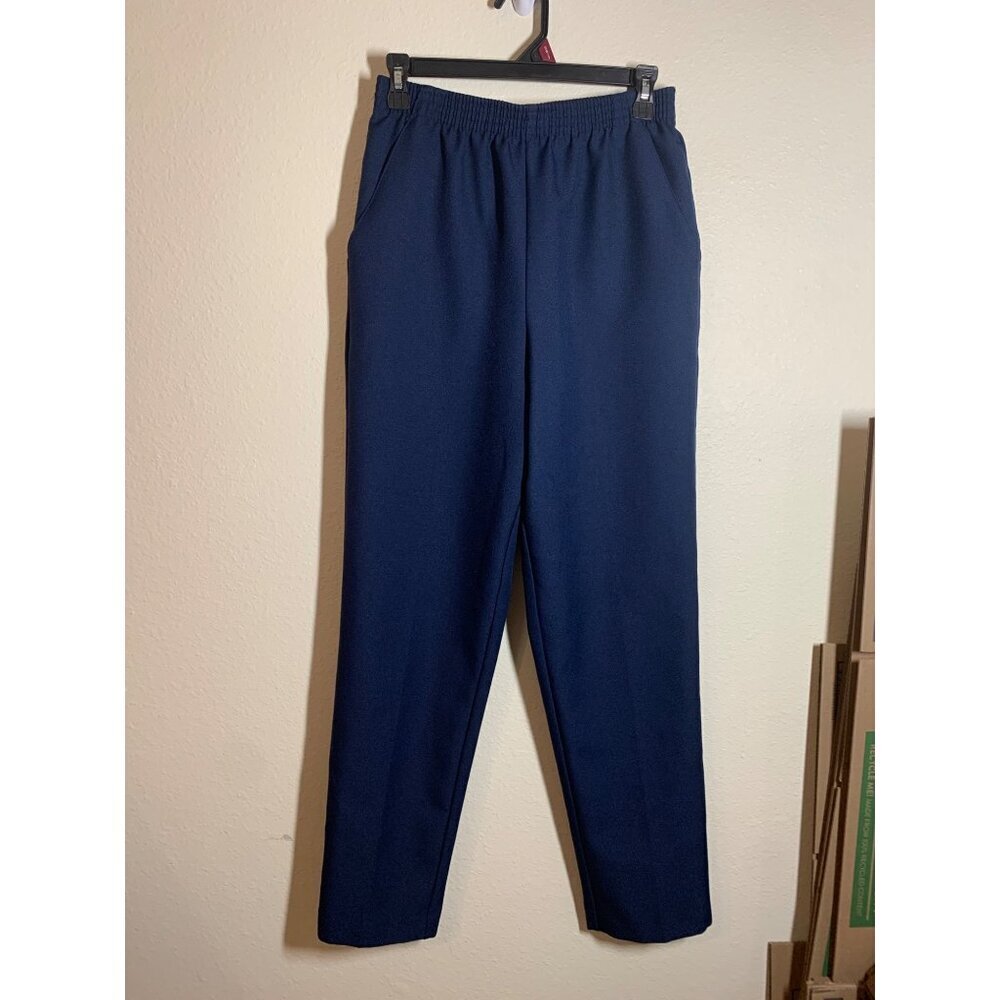 Vintage Donnkenny Slacks Business Casual Trousers Pants Office Blue Sz 28" Waist